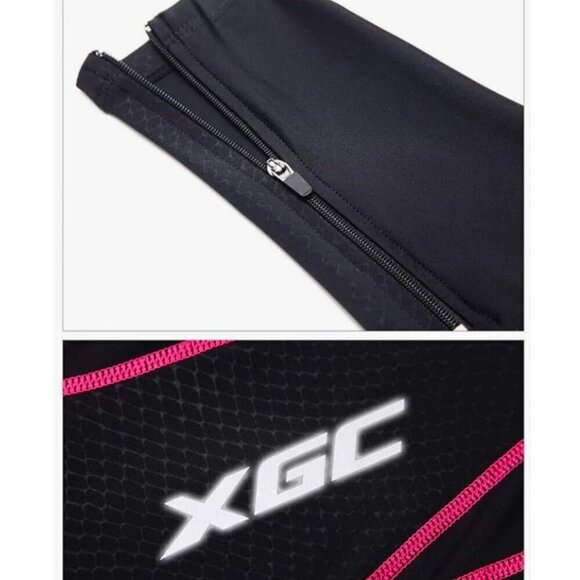 XGC Women's Long Cycling Pants Legging w/ 4D Sponge Padded, XL - Picture 5 of 9